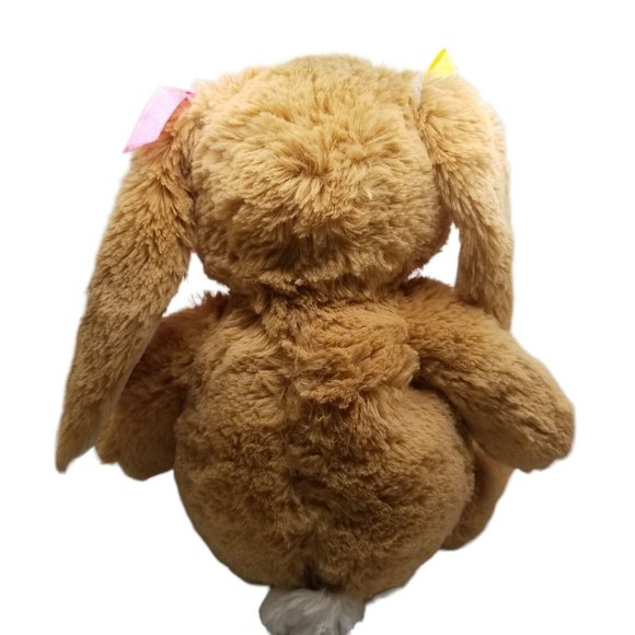 Build A Bear BABW Plush Stuffed Animal Brown Easter Bunny Rabbit Cotton Tail - Picture 3 of 10